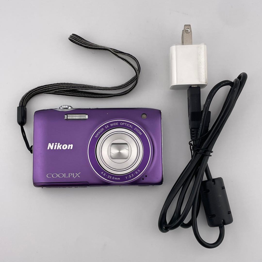 実写美⭕️【動作確認済】Nikon COOLPIX S3100 デジカメ