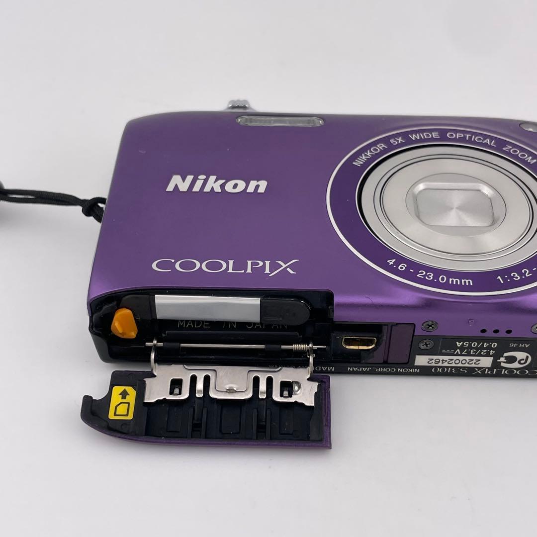 実写美⭕️【動作確認済】Nikon COOLPIX S3100 デジカメ