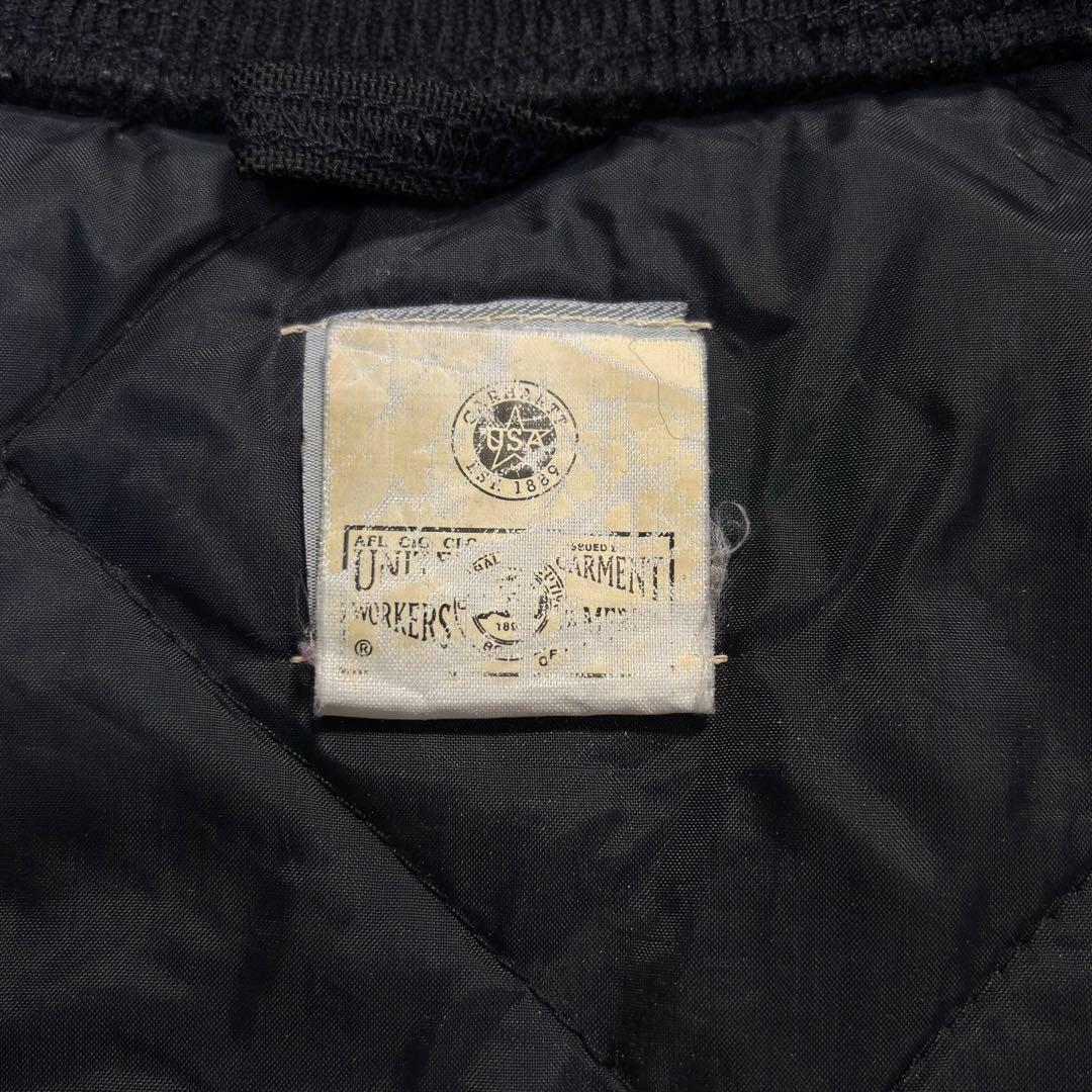 【至極の逸品】Carhartt USA製 90s ダックベスト 星タグ ブラック