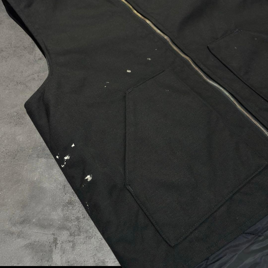 【至極の逸品】Carhartt USA製 90s ダックベスト 星タグ ブラック