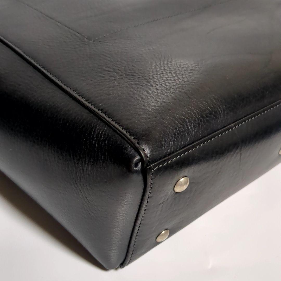 ✨美品✨ダニエル&ボブ OTELLO トートバッグ ブラック レザー ロゴ