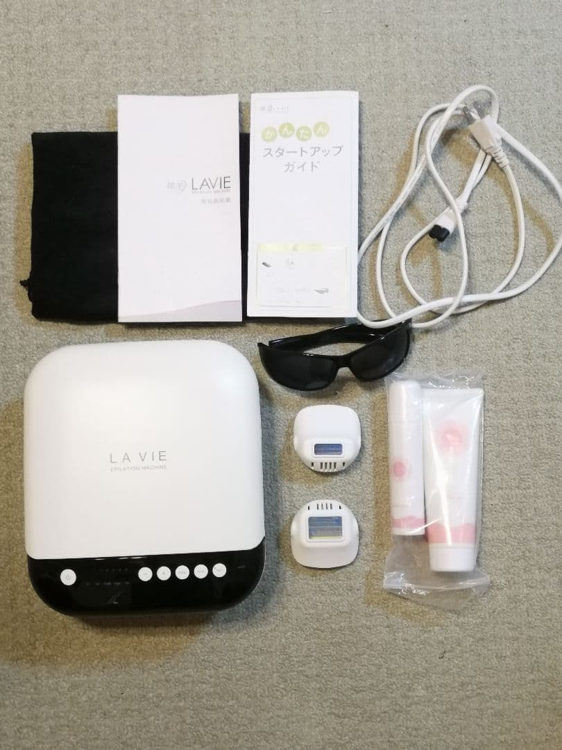 裸美 LAVIE ラヴィ IPL　光脱毛器 美顔カートリッジ おまけ付き