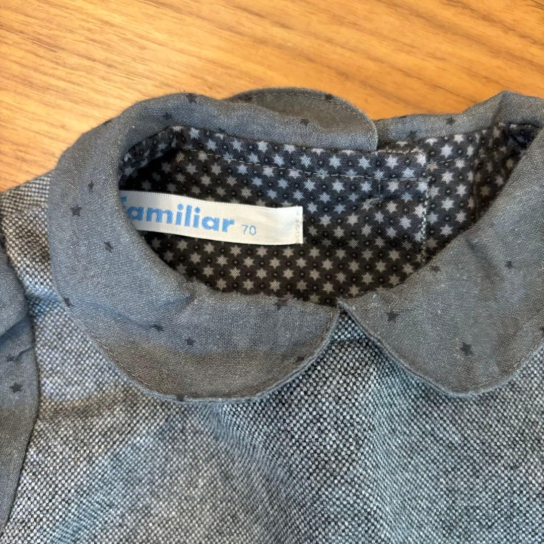 ファミリア♬.*70cmワンピース 3点セット女の子 誕生日 着画