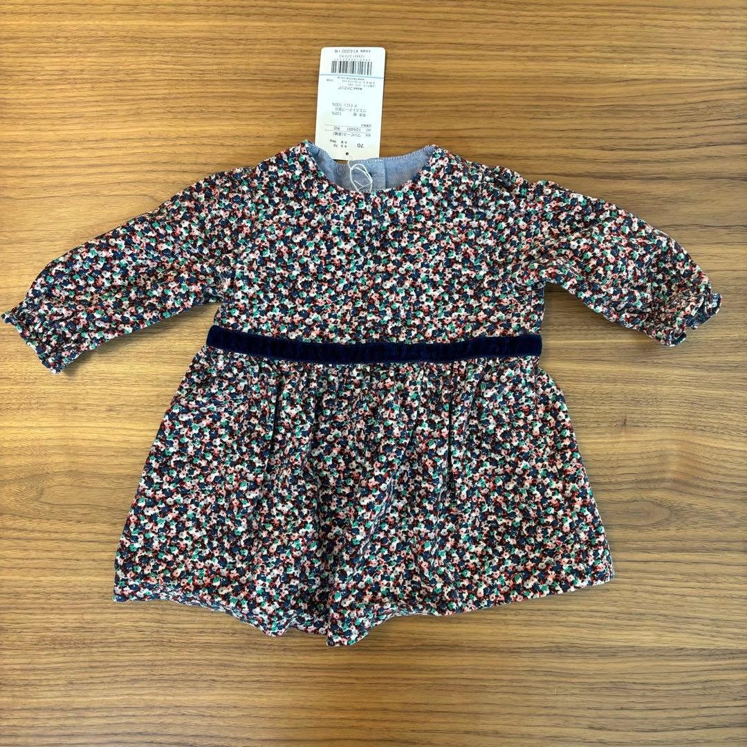 ファミリア♬.*70cmワンピース 3点セット女の子 誕生日 着画