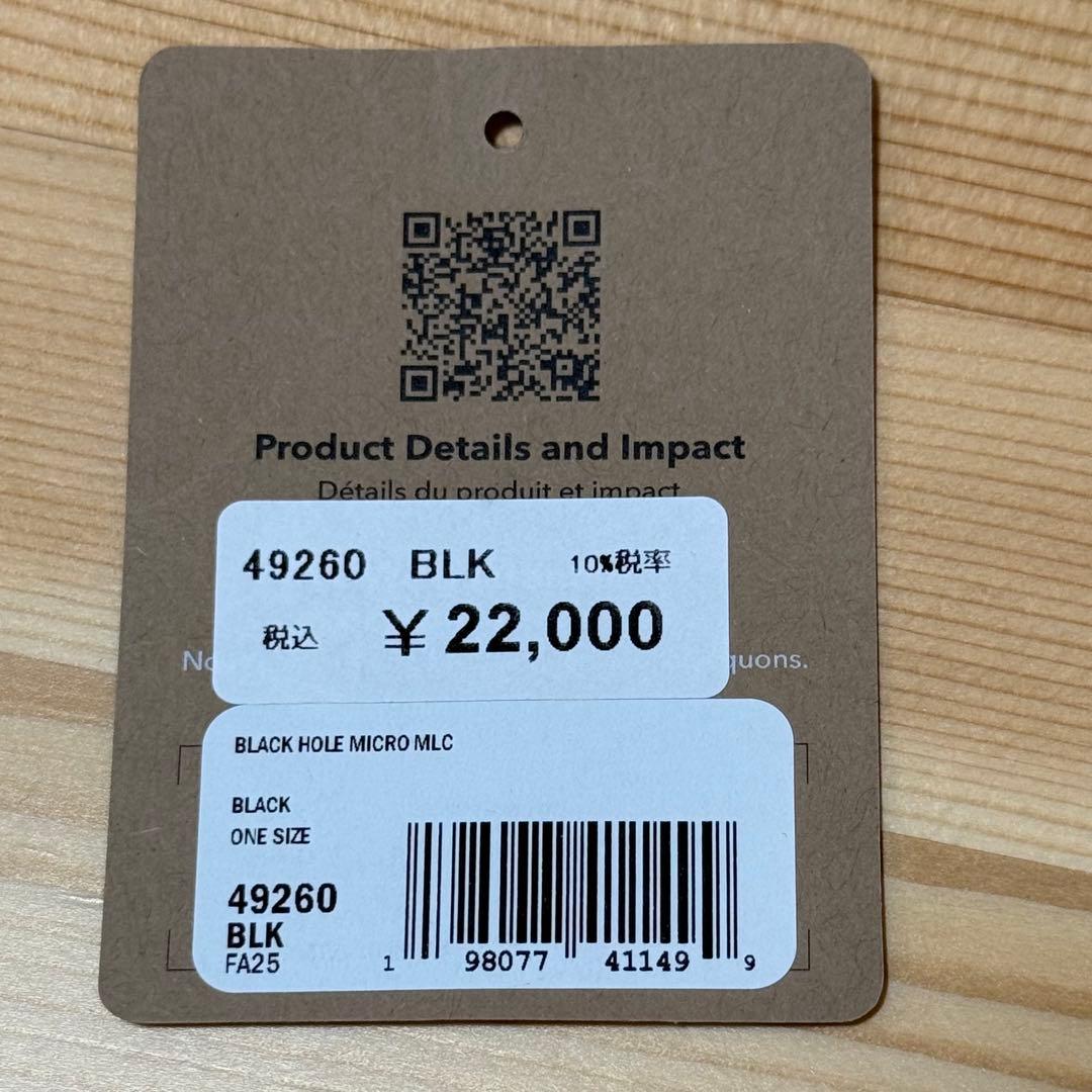 ブラックホール・マイクロ・MLC 22L パタゴニア ミニ　Black Hole