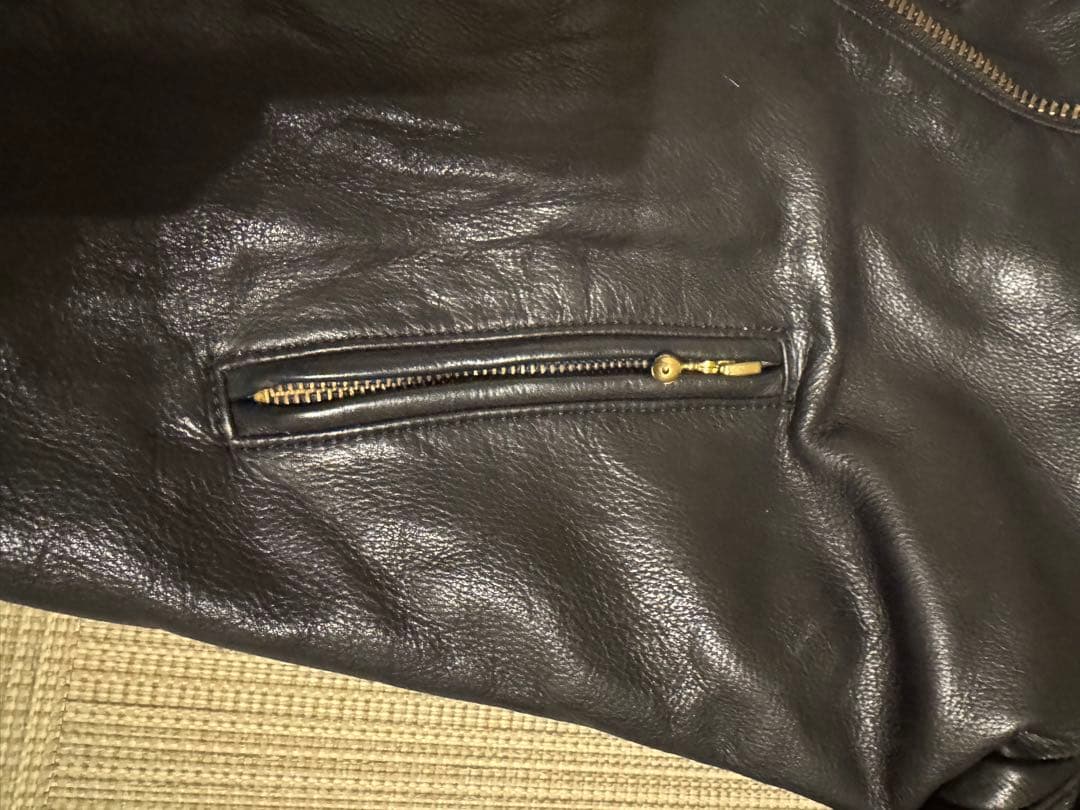 Black Means レザー　シングルライダースジャケット　 シドジャン