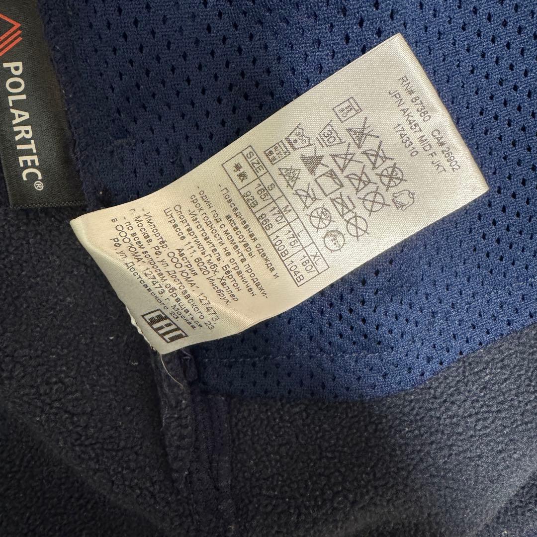 BURTON AK457 フリース ネイビー L