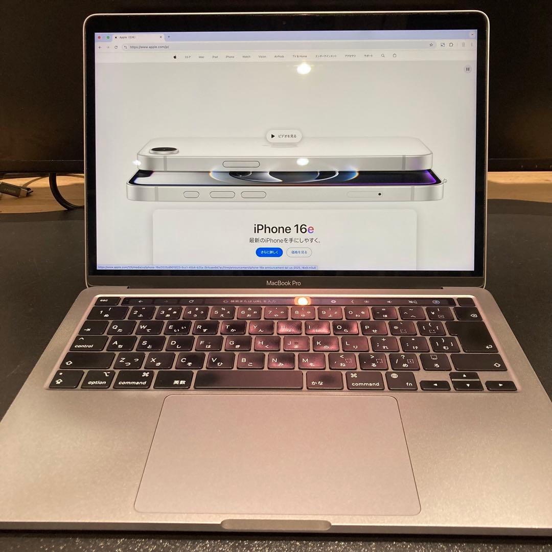 Apple MacBook Pro 13インチ M1 メモリ16G 256GB