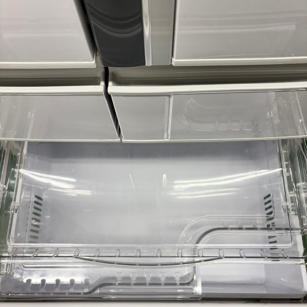 439 冷蔵庫　大型　400L強　自動製氷機付　観音開き　6ドア　格安　美品