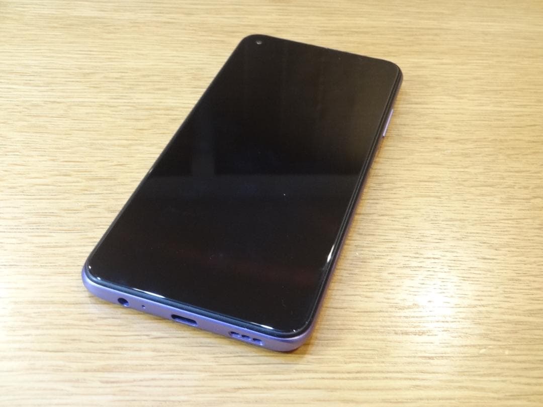 【美品】スマホ本体　Redmi Note 9T　パープル　初期化済み