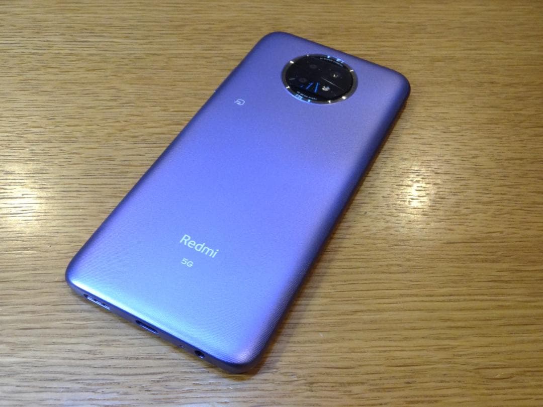 【美品】スマホ本体　Redmi Note 9T　パープル　初期化済み