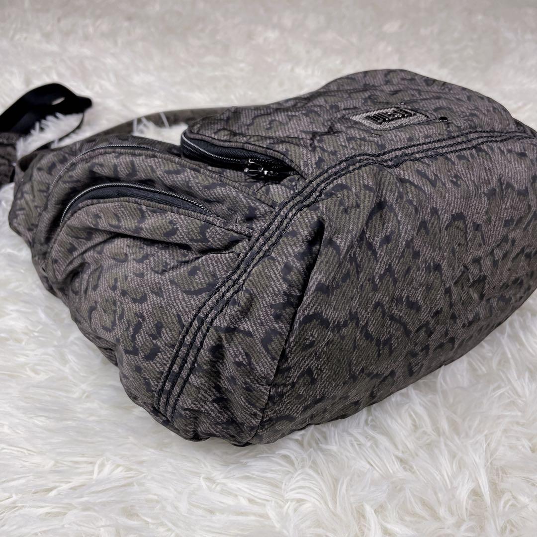 DIESEL レオパード柄 ショルダーバッグ　2way y2k総柄