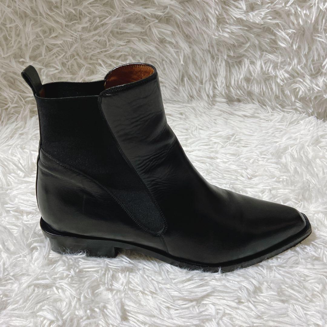 良品⭐️ SARTORE サルトル　サイドゴア　ブーツ　レザー　袋付　37 1/2