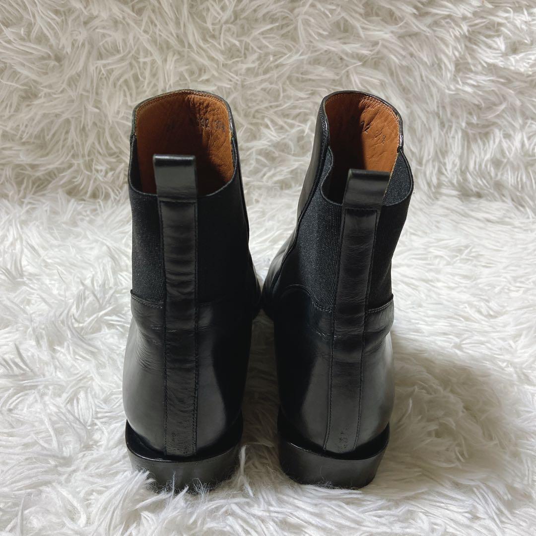 良品⭐️ SARTORE サルトル　サイドゴア　ブーツ　レザー　袋付　37 1/2