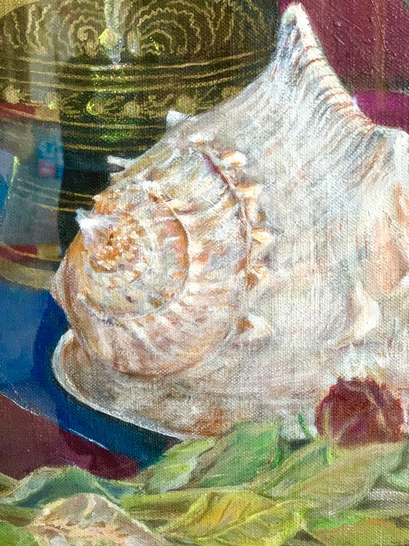 F20額縁付 油絵 絵画