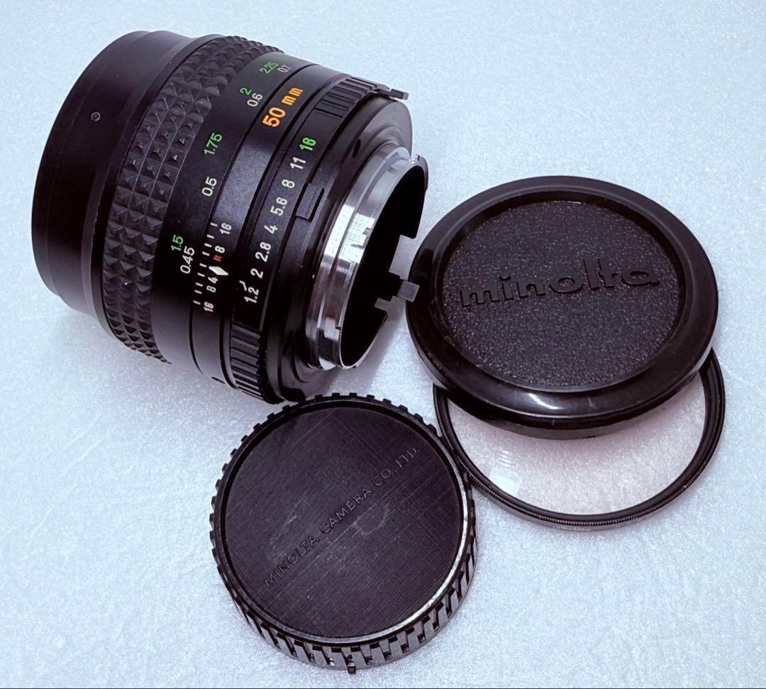 Minolta MD ROKKOR 50mm F1.2 各種動作良好