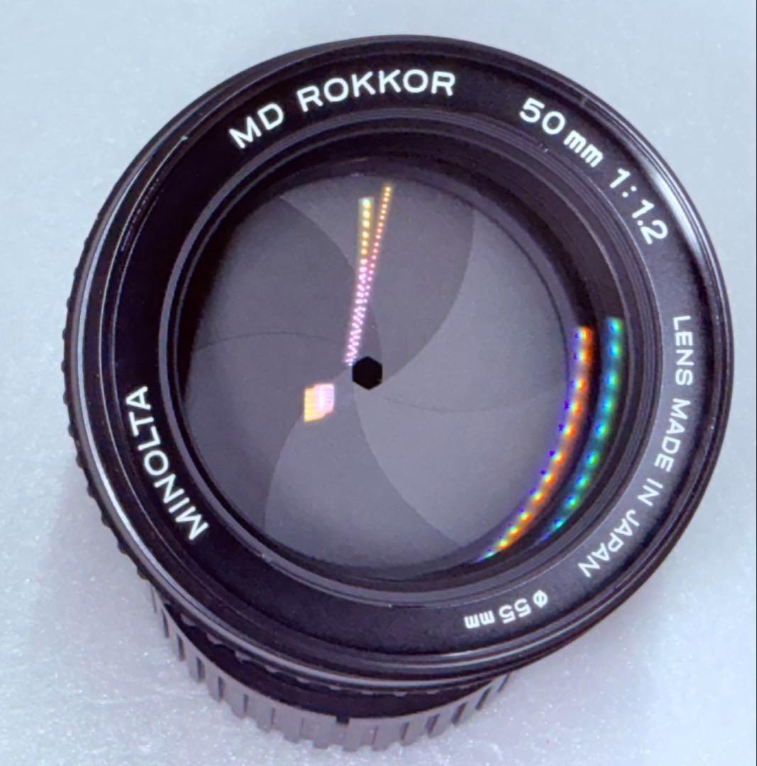 Minolta MD ROKKOR 50mm F1.2 各種動作良好
