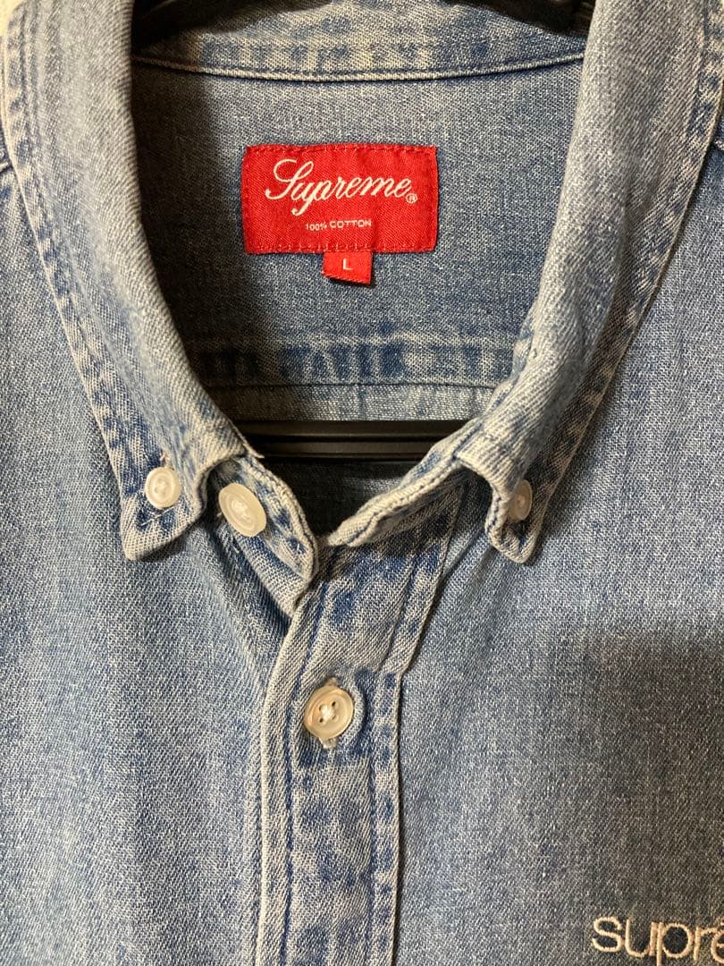 Supreme Classic Logo Denim Shirt デニム シャツ