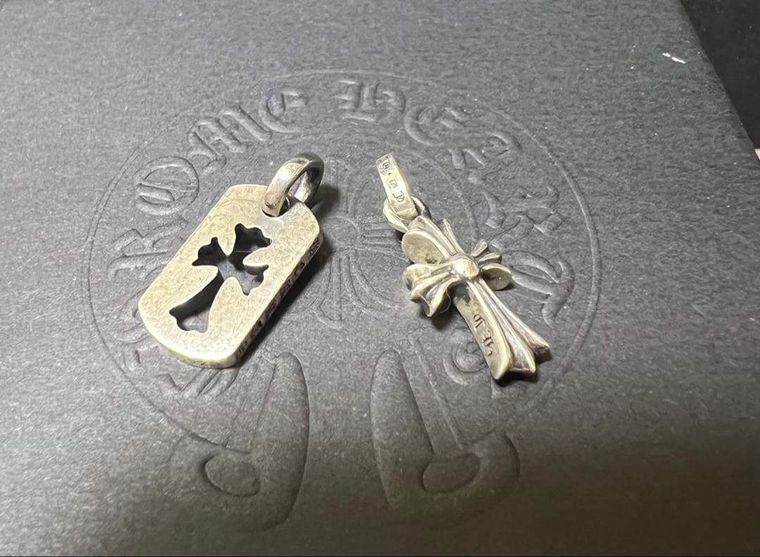 シルバー クロスペンダント ドッグタグ