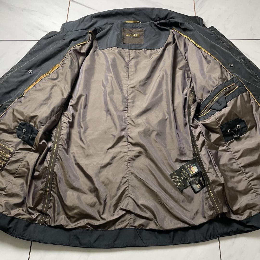 MOORER NABUCCO ナイロンジャケット 春アウター ブラック 50