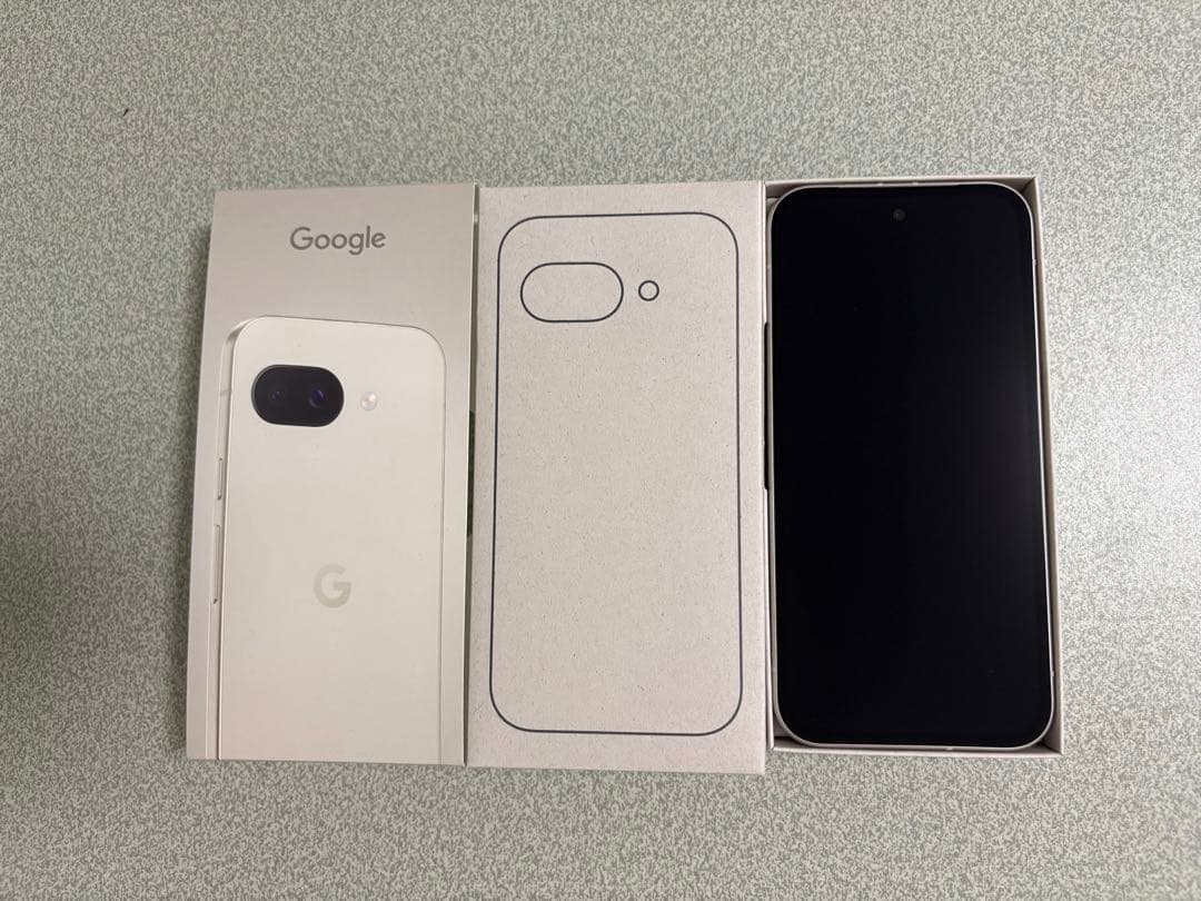 Google Pixel9a ホワイト（Porcelain）