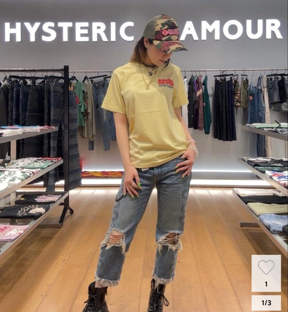 hysteric glamor WOODLAND HYSメッシュキャップ迷彩柄