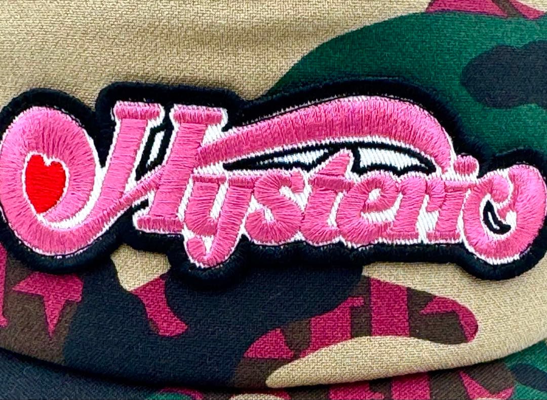 hysteric glamor WOODLAND HYSメッシュキャップ迷彩柄