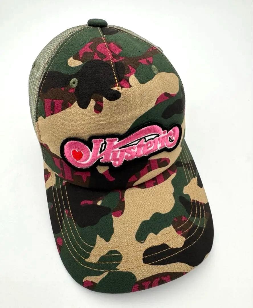 hysteric glamor WOODLAND HYSメッシュキャップ迷彩柄