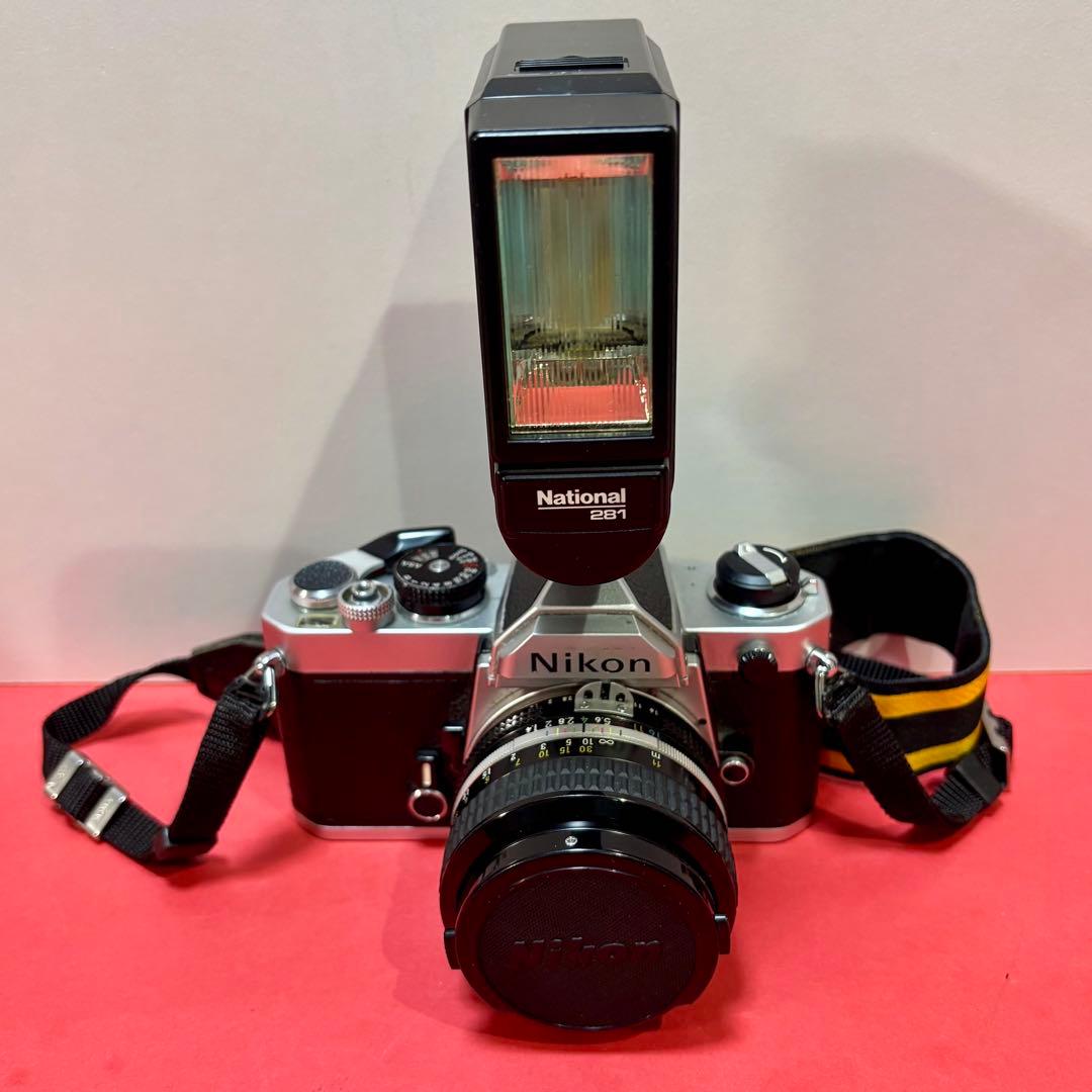 m*m様 Nikon FMフィルムカメラ/レンズ4個/テレプラス/フラッシュ他