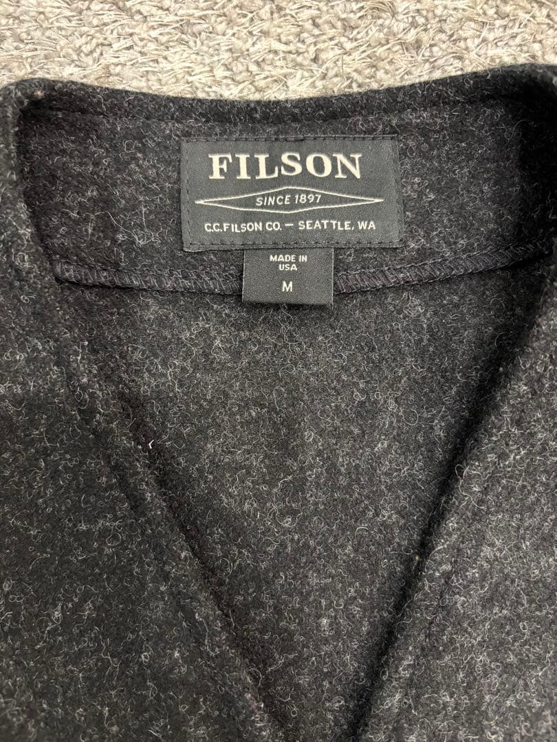 フィルソン　マッキーノ　ウールベスト　USA製