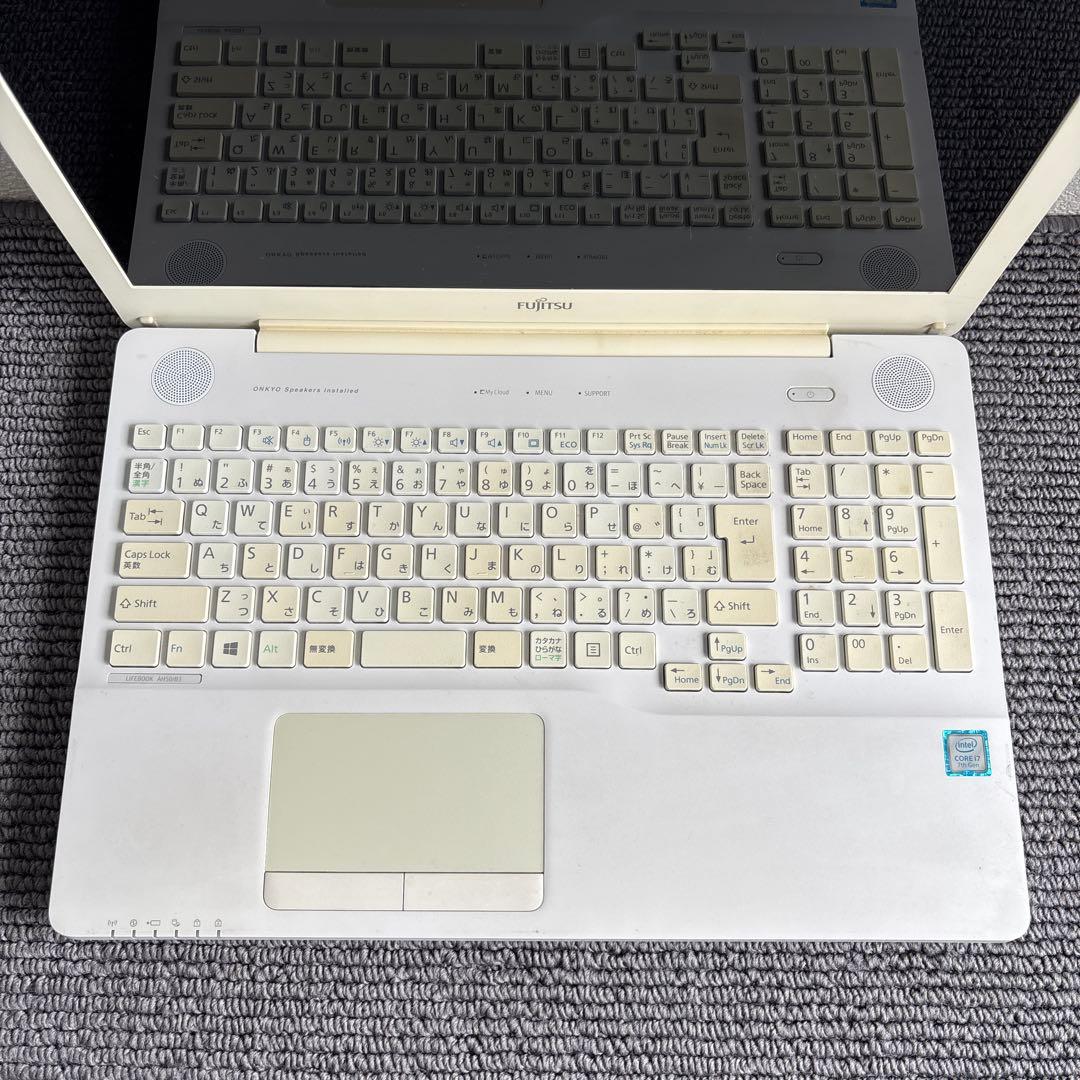 富士通lifebook AH50/B3 i7-7700HQ メモリ4GB