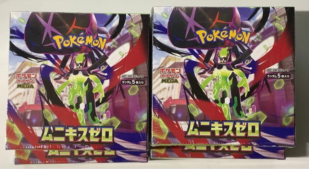 ポケモンカードゲーム ムニキゼロ 4BOX シュリンク付き