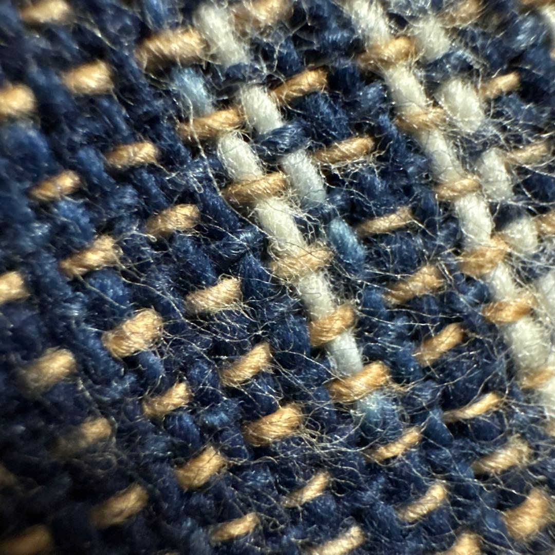 うさとの服  usaato ヘンプコットン 紫絣 フード付コート新品タグ付