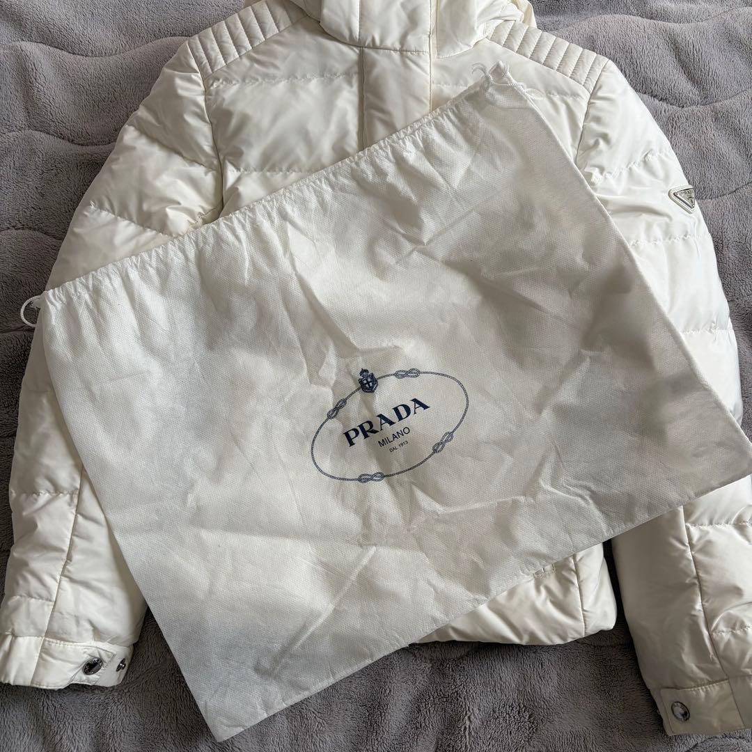 PRADA プラダ ダウンジャケット フード付きショート 29X544 三角ロゴ