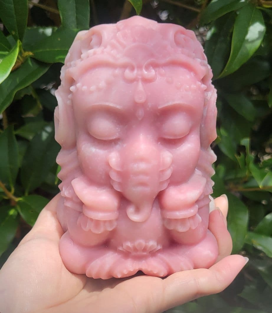 ☆希少品☆最強願望成就効果あり☆ピンクのガネーシャ様の幸福の贈り物☆