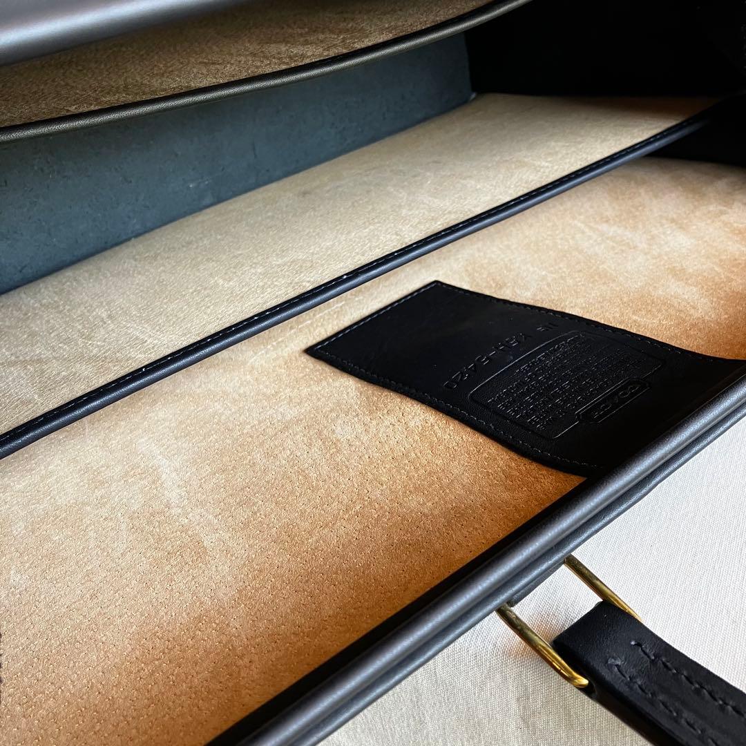 バッグ New Vintage Coach Briefbag Black Leather