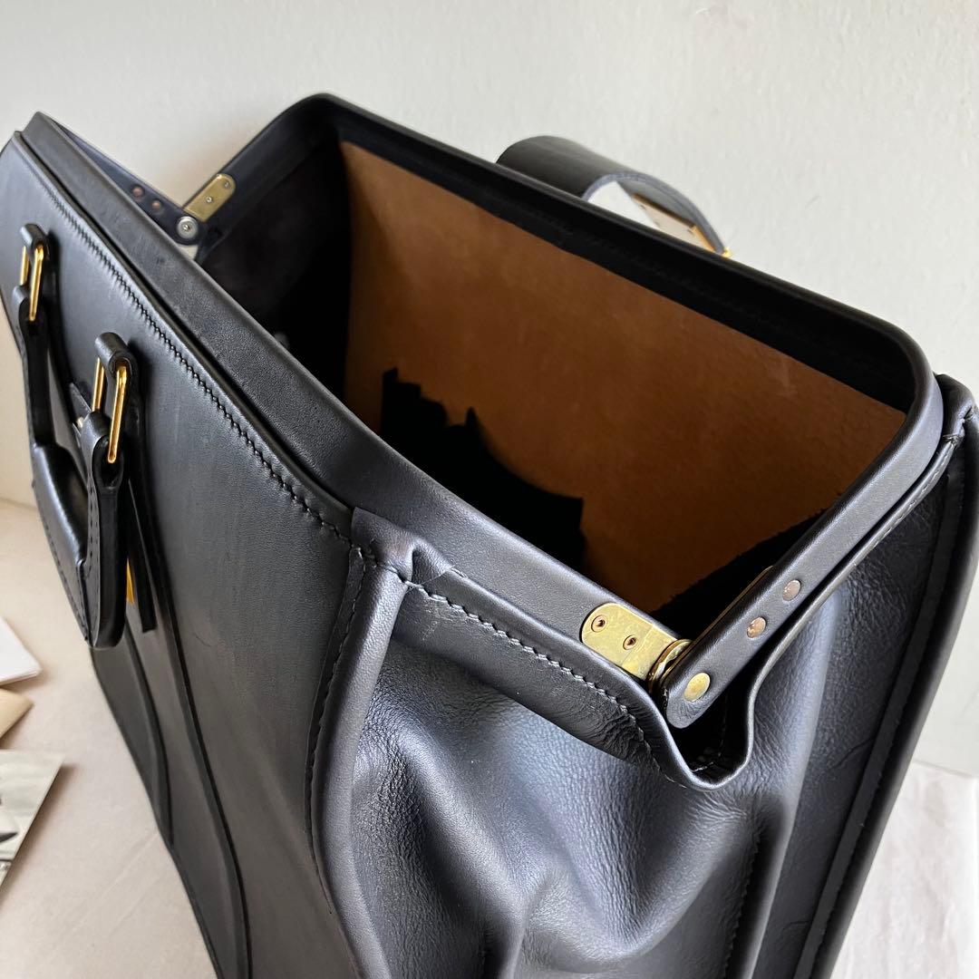 バッグ New Vintage Coach Briefbag Black Leather