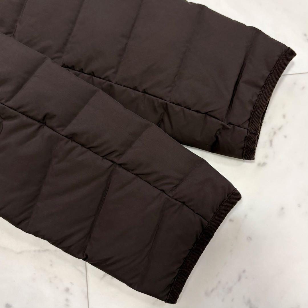美品✨バンソンエミレイユ　ステッチレス ダウンジャケット　ブラウン　フード付き