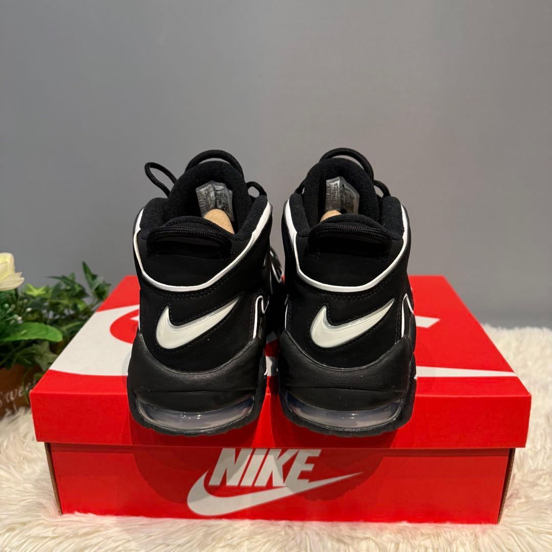 【新品級】Nike Air More Uptempo Black/White
