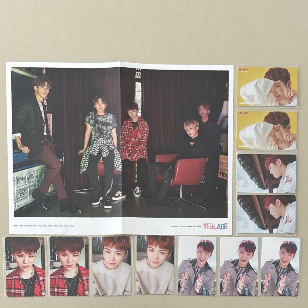 SEVENTEEN ウジ トレカ CDアルバム ヨントン チェキ ポラロイド