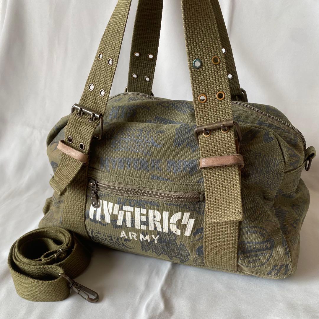 HYSTERIC MINI ミニ 3WAY ボストン ミリタリー 総柄