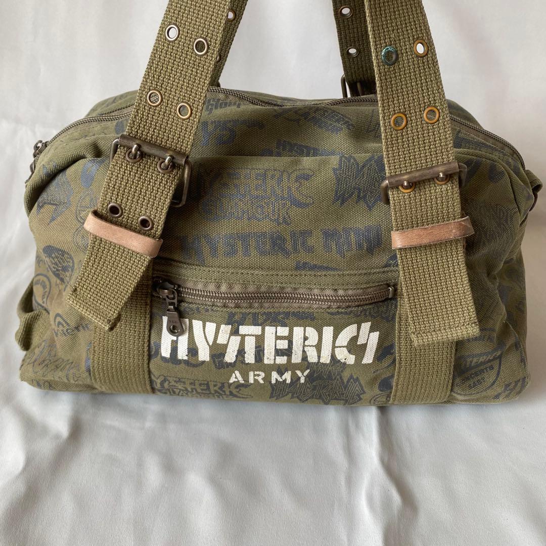 HYSTERIC MINI ミニ 3WAY ボストン ミリタリー 総柄