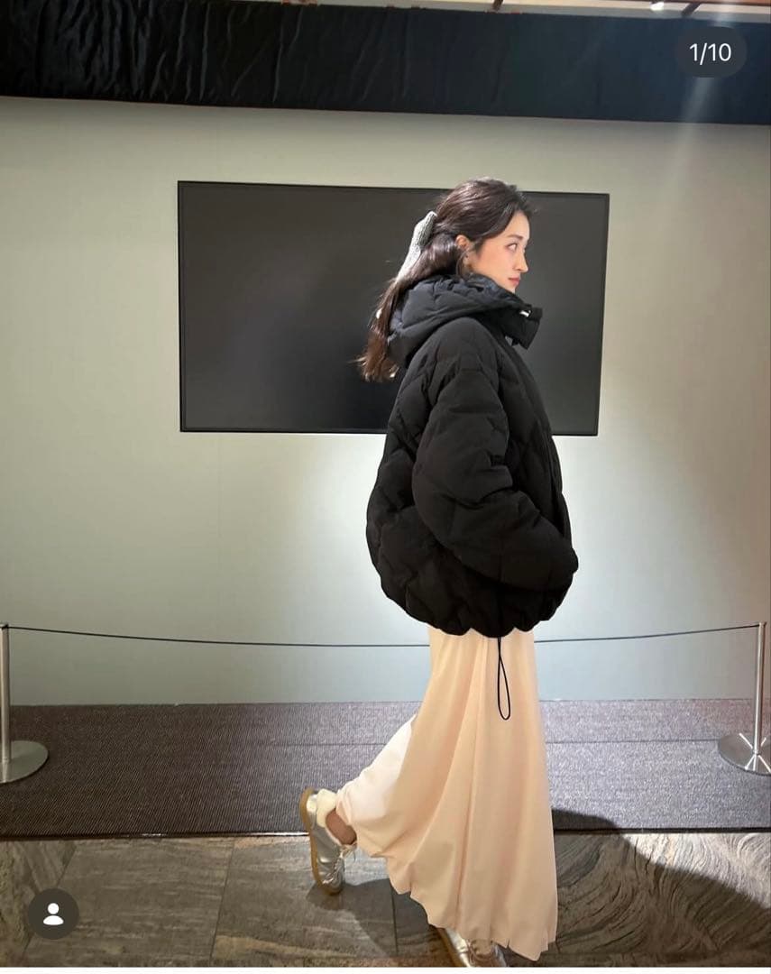 [ほ]Bibiy AVERY DOWN JACKET ブラック