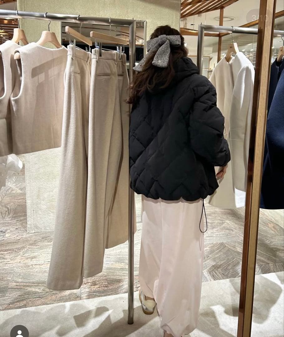 [ほ]Bibiy AVERY DOWN JACKET ブラック