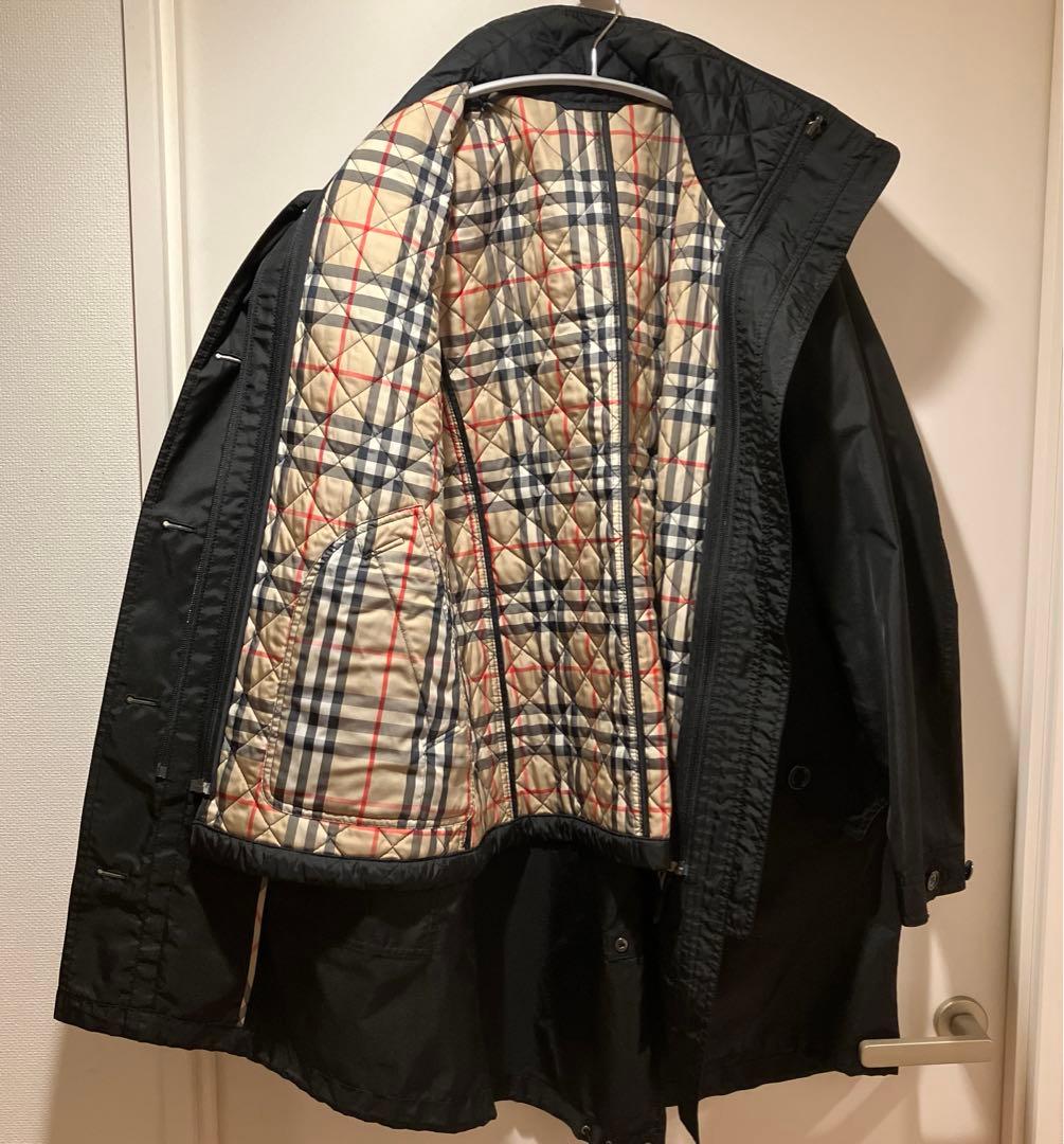 【BURBERRY LONDON 】11号キルティングジャケット付きモッズコート