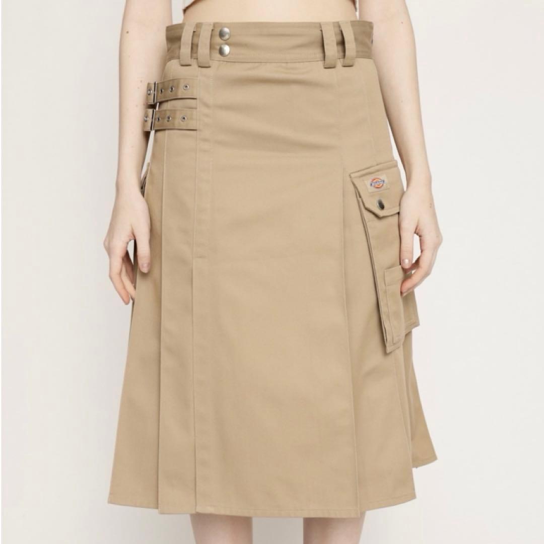 SLY Dickies L/w Pleats スカート ベージュ