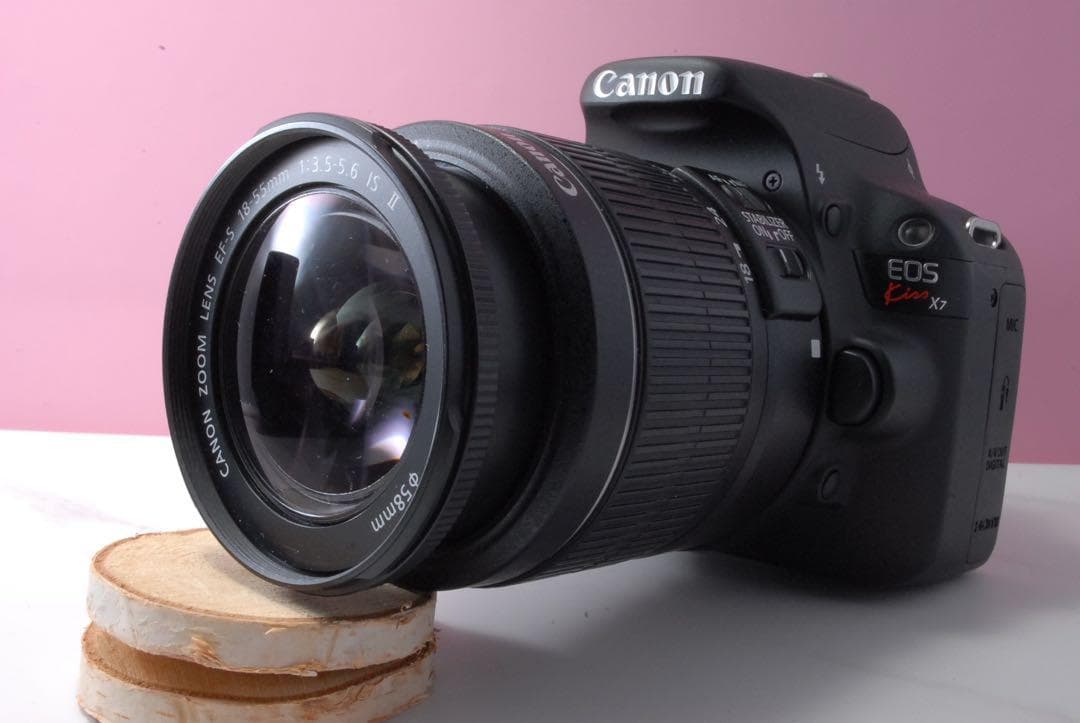 ❤️美品❤️軽量❤️スマホ転送可❤️Canon Kiss X7 レンズセット