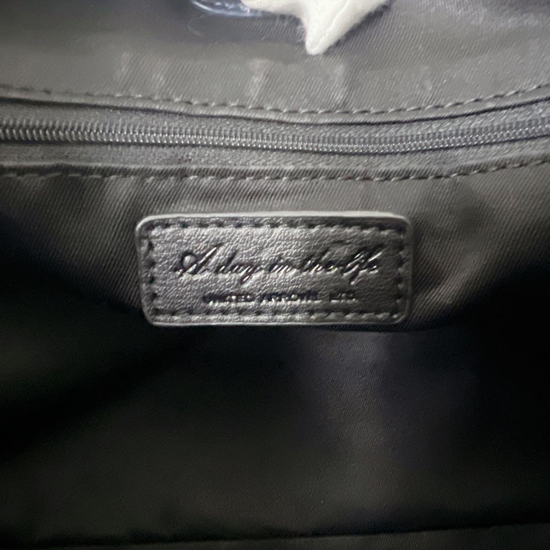 UNITED ARROWS ユナイテッドアローズ レザートートバッグ ネイビー