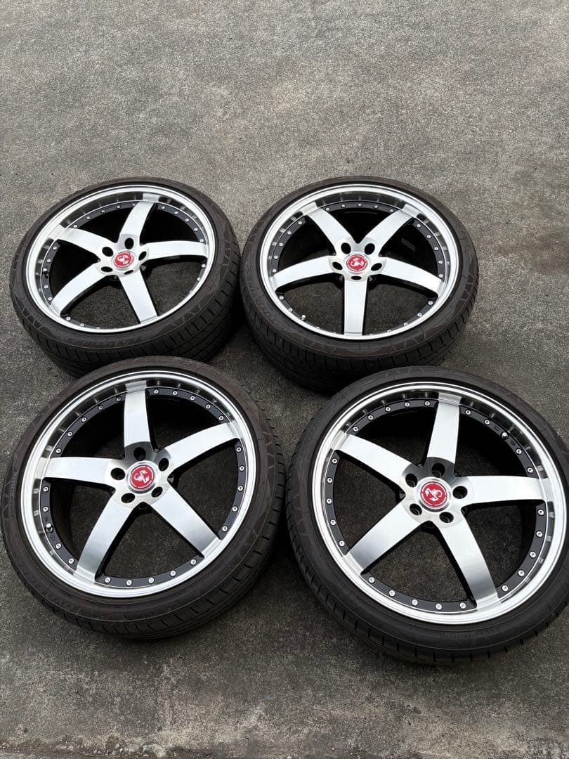 20インチ アルミホイールセット 245/35-20 245/25R20