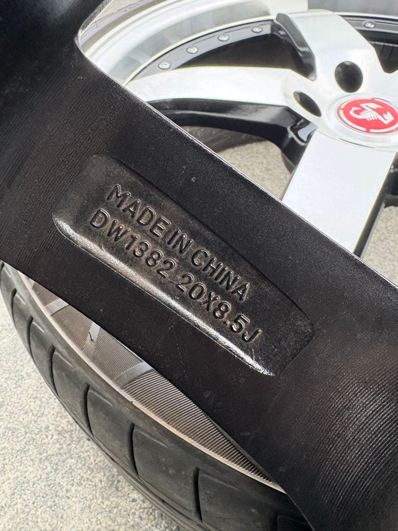 20インチ アルミホイールセット 245/35-20 245/25R20